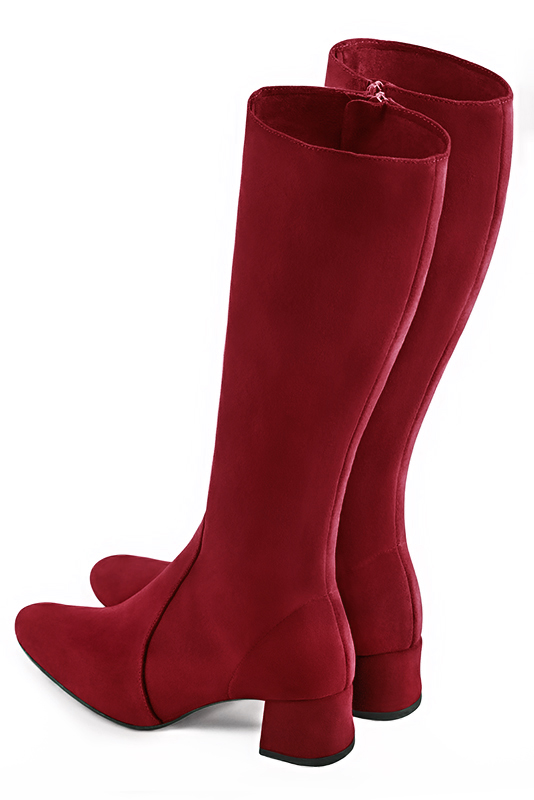 Botte rouge bordeaux femme on sale